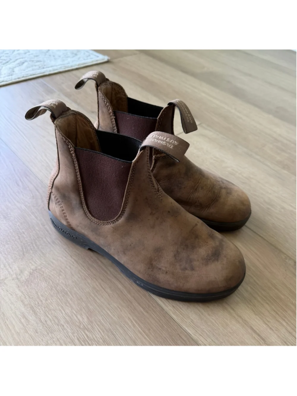 Blundstone Chelsea 585 Rustic Brown Boot sz 7.5